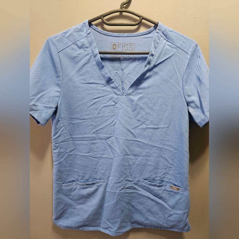 Figs Casma Three Pocket Scrub Top XS